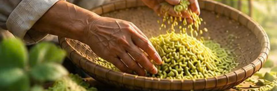 Hành trình làm cốm Mễ Trì