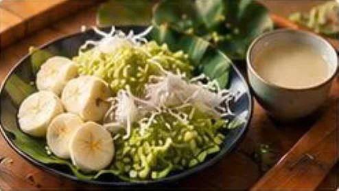 Cốm ăn với gì ngon?